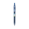 Pilot B2P Bottle-2-Pen Recycled Gel Pen, Retractable, Fine 0.7 mm, Blue Ink, Translucent Blue Barrel
