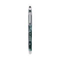 Pilot Precise P-700 Gel Pen, Stick, Fine 0.7 mm, Black Ink, Black Barrel, Dozen