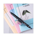 Pilot G-Knock BeGreen Gel Pen, Retractable, Fine 0.7 mm, Black Ink, Black Barrel, Dozen