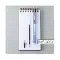 Pilot Better Ballpoint Pen, Retractable, Fine 0.7 mm, Black Ink, Smoke Barrel, Dozen