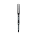 Pilot Precise V7 Roller Ball Pen, Stick, Fine 0.7 mm, Black Ink, Black Barrel, Dozen