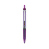 Pilot Precise V5RT Roller Ball Pen, Retractable, Extra-Fine 0.5 mm, Purple Ink, Purple Barrel