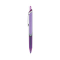 Pilot Precise V7RT Roller Ball Pen, Retractable, Fine 0.7 mm, Purple Ink, Purple Barrel
