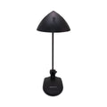 Ledu High-Output Three-Level Halogen Desk Lamp, 6.75"w x 9"d x 20.25"h, Matte Black