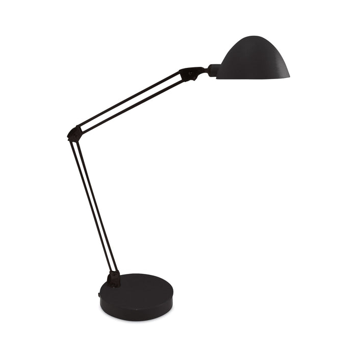 Ledu LED Desk and Task Lamp, 5W, 5.5"w x 13.38"d x 21.25"h, Black