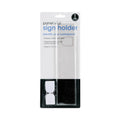 Advantus Panel Wall Sign Name Holder, Acrylic, 9 x 2, Clear