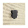 Advantus Wall Clips for Fabric Panels, 40 Sheet Capacity, Black, 20/Box
