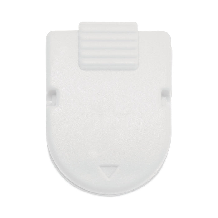 Advantus Magnetic/Adhesive Clips, 0.25" Jaw Capacity, White, 20/Box