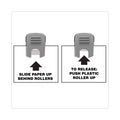 Advantus Grip-A-Clip Magnetic/Adhesive Clips, 0.13" Jaw Capacity, Gray, 10/Box