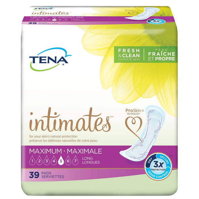Tena® Intimates™ Maximum Incontinence Pads – Long by Pasteur Pharmacy