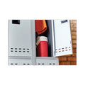Safco Double-Tier, Three-Column Locker, 36w x 18d x 78h, Two-Tone Gray