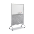 Safco Rumba Whiteboard Screen Accessories, Eraser Tray, 12.25 x 3.5 x 2.25, Magnetic Mount, Silver