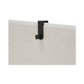 Safco Plastic Coat Hook, 1 Hook, 1 3/4 x 5 1/4 x 4, Black