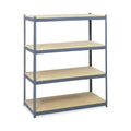 Safco Particleboard Shelves for Steel Pack Archival Shelving, 69w x 33d x 84w, Box of 4