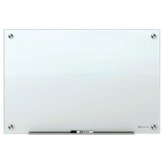 Quartet Brilliance Glass Dry-Erase Boards, 36 x 24, White Surface