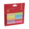 Universal Self-Stick Page Tabs, 0.5" x 2", Assorted Colors, 500/Pack