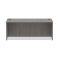 Alera Valencia Series Straight Front Desk Shell, 71" x 35.5" x 29.63", Gray