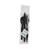 Boardwalk Six-Piece Cutlery Kit, Condiment/Fork/Knife/Napkin/Spoon, Heavyweight, Black, 250/Carton