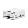 Bankers Box LIBERTY BINDER-PAK, Letter Files, 9.13" x 11.38" x 4.38", White/Blue