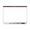 Quartet Prestige 2 DuraMax Magnetic Porcelain Whiteboard, 72 x 48, Mahogany Frame