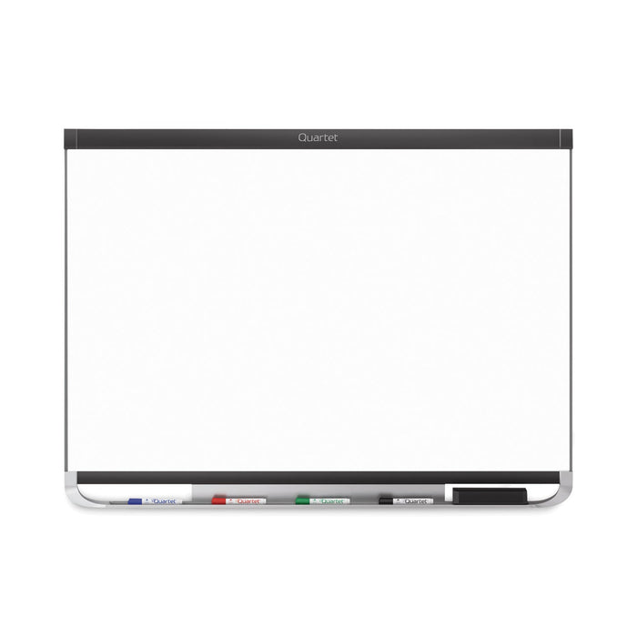 Quartet Prestige 2 DuraMax Magnetic Porcelain Whiteboard, 96 x 48, Black Frame