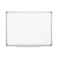 MasterVision Earth Ceramic Dry Erase Board, 24x36, Aluminum Frame