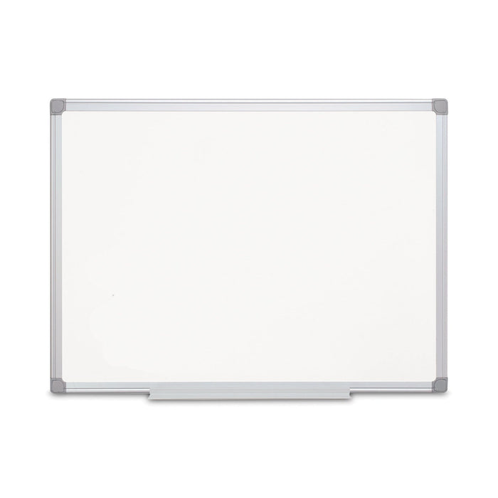MasterVision Earth Ceramic Dry Erase Board, 24x36, Aluminum Frame