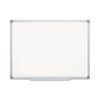 MasterVision Earth Ceramic Dry Erase Board, 36x48, Aluminum Frame
