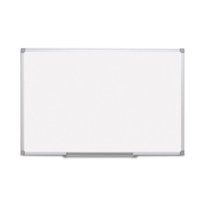 MasterVision Earth Ceramic Dry Erase Board, 48x72, Aluminum Frame