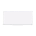 MasterVision Earth Dry Erase Board, White/Silver, 48 x 96
