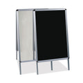 MasterVision Wet Erase Board, 27x34, Black, Aluminum Frame