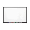 Quartet Classic Porcelain Magnetic Whiteboard, 36 x 24, Black Aluminum Frame