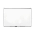 Quartet Classic Series Porcelain Magnetic Board, 48 x 36, White, Silver Alum. Frame