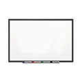 Quartet Classic Porcelain Magnetic Whiteboard, 48 x 36, Black Aluminum Frame