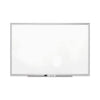 Quartet Classic Series Porcelain Magnetic Board, 60 x 36, White, Silver Aluminum Frame