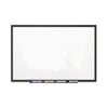 Quartet Classic Porcelain Magnetic Whiteboard, 60 x 36, Black Aluminum Frame