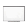 Quartet Classic Porcelain Magnetic Whiteboard, 60 x 36, Black Aluminum Frame