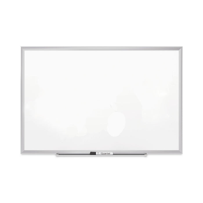 Quartet Classic Series Porcelain Magnetic Board, 72 x 48, White, Silver Aluminum Frame