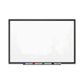 Quartet Classic Porcelain Magnetic Whiteboard, 72 x 48, Black Aluminum Frame