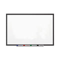 Quartet Classic Porcelain Magnetic Whiteboard, 96 x 48, Black Aluminum Frame