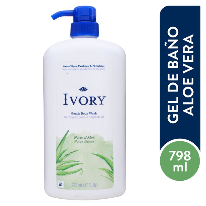 Ivory® Body Wash – Mild & Gentle – Aloe Scent – 27 oz by Pasteur Pharmacy