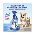 LYSOL Pet Solutions Disinfecting Cleaner, Citrus Blossom, 32 oz Trigger Bottle, 9/Carton