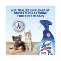 LYSOL Pet Solutions Disinfecting Cleaner, Citrus Blossom, 32 oz Trigger Bottle, 9/Carton