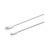 JENSEN Lightning to USB Cable, 4 ft, White
