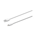 JENSEN Lightning to USB Cable, 4 ft, White