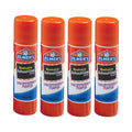 Elmer's Washable School Glue Sticks, 0.24 oz, Applies Purple, Dries Clear, 4/Pack