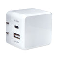 JENSEN USB/Type C Wall Charger, White