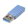 JENSEN USB-C Female to USB-A Male Adapter, Blue