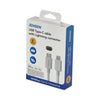 JENSEN USB-C to Lightning Cable, 3 ft, White