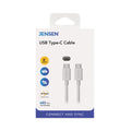 JENSEN USB-C 3.1 Type-C, 480 Mbps, 6 ft, White